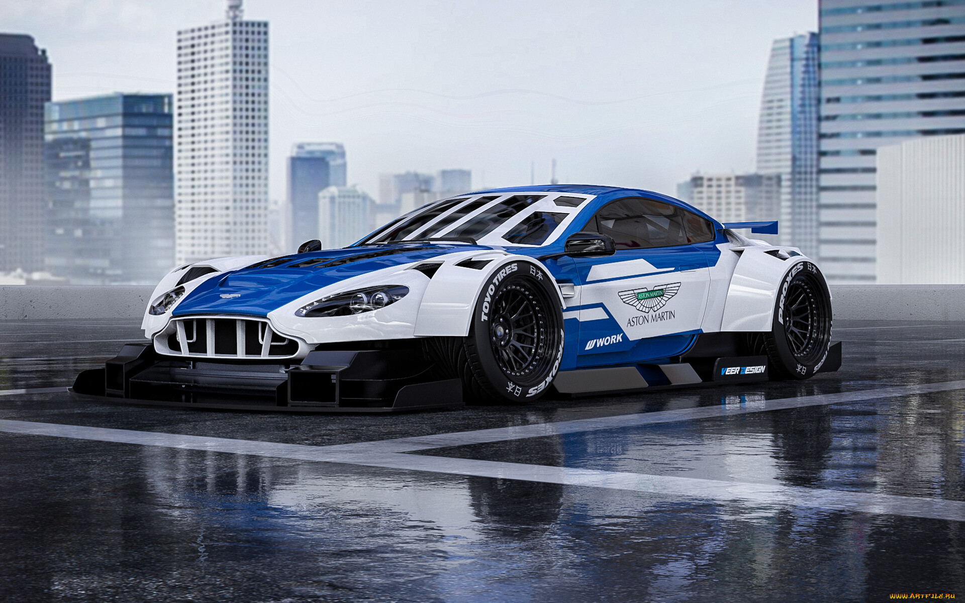 aston martin v12 vantage, , 3, aston, martin, v12, vantage, widebody, tuning, car, , 